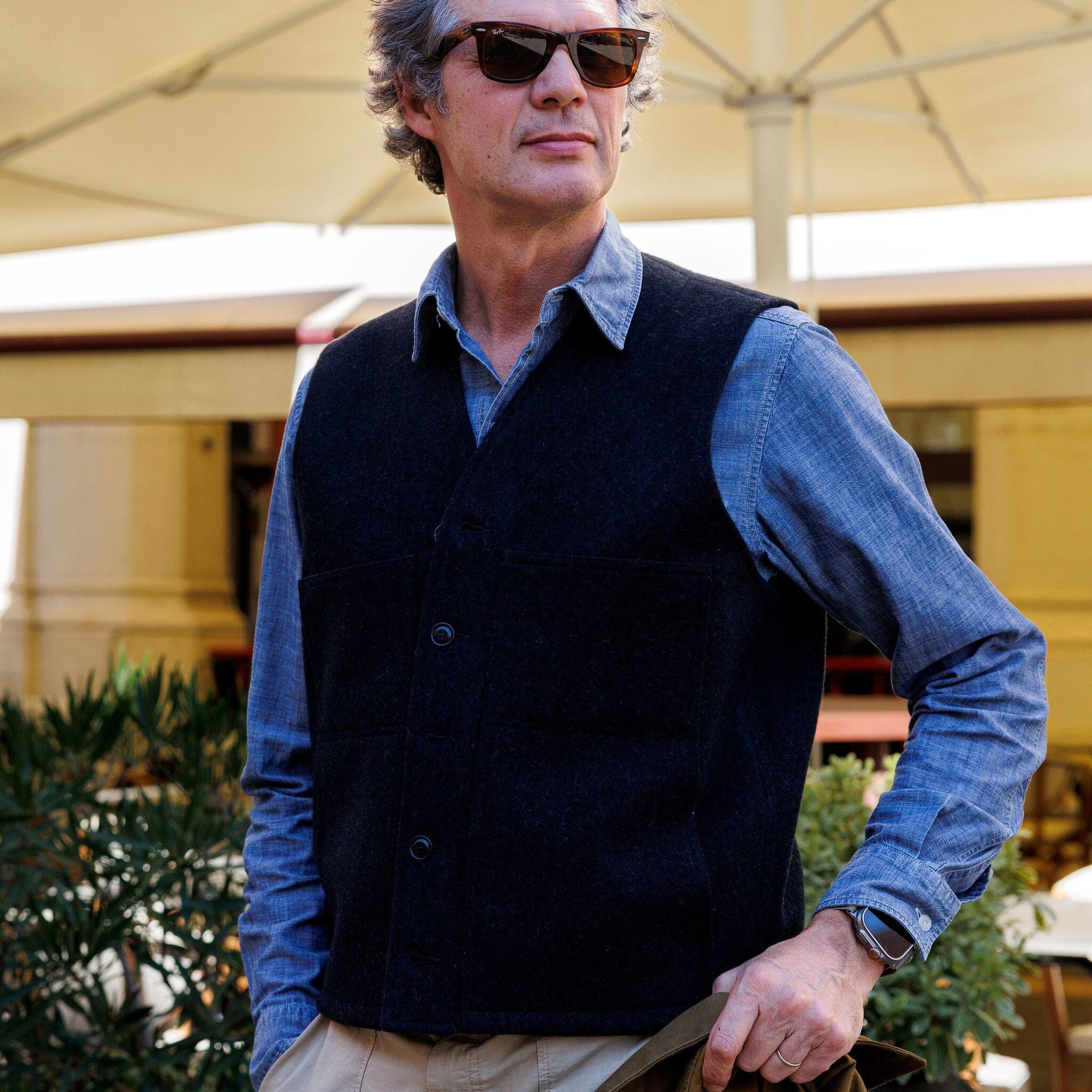 FILSON - Mackinaw Wool Vest FMGIL0059 - Dark Navy