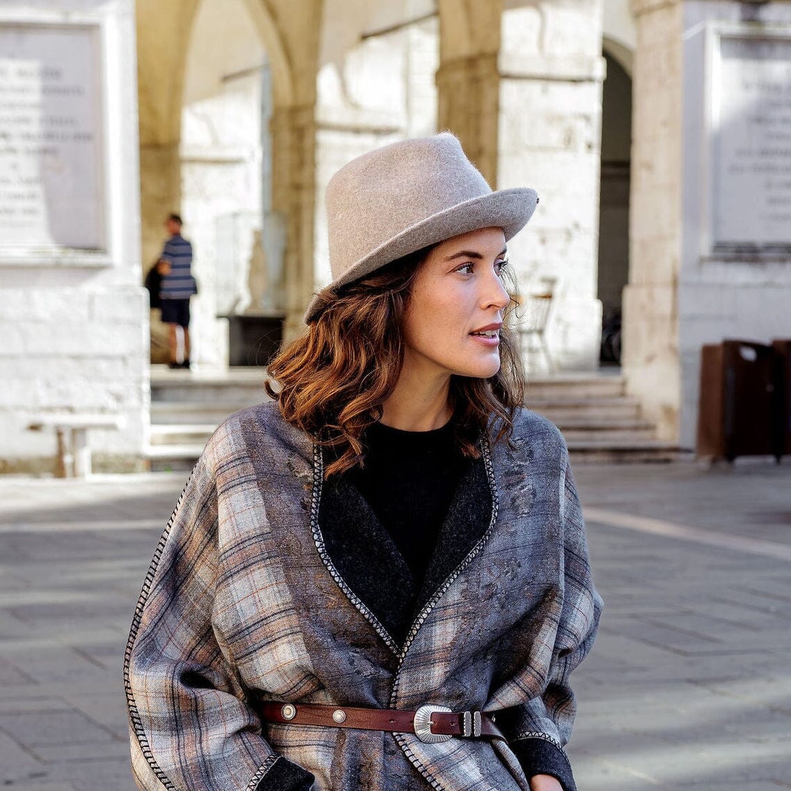 SUPER DUPER HATS - Hobo Rabbit Felt - Natural Raw Accessori Donna SUPER DUPER HATS