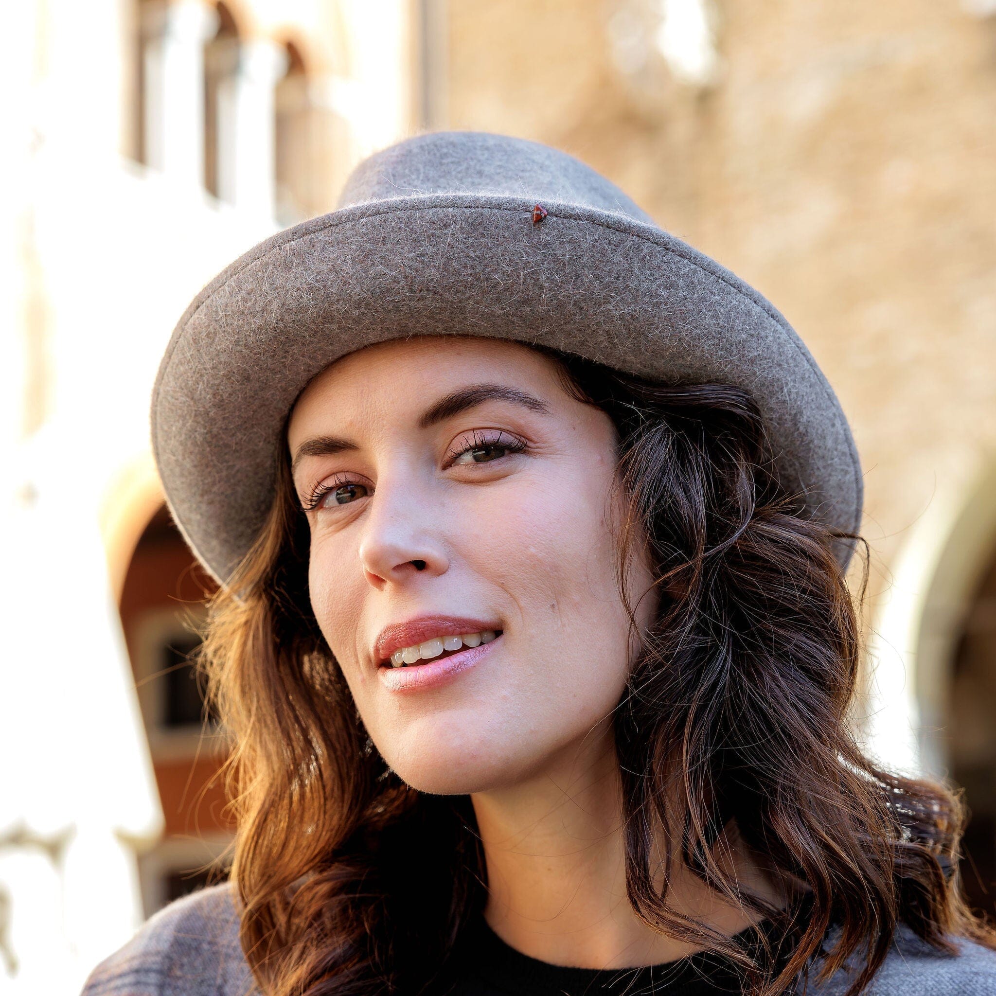 SUPER DUPER HATS - Hobo Rabbit Felt - Natural Raw Accessori Donna SUPER DUPER HATS