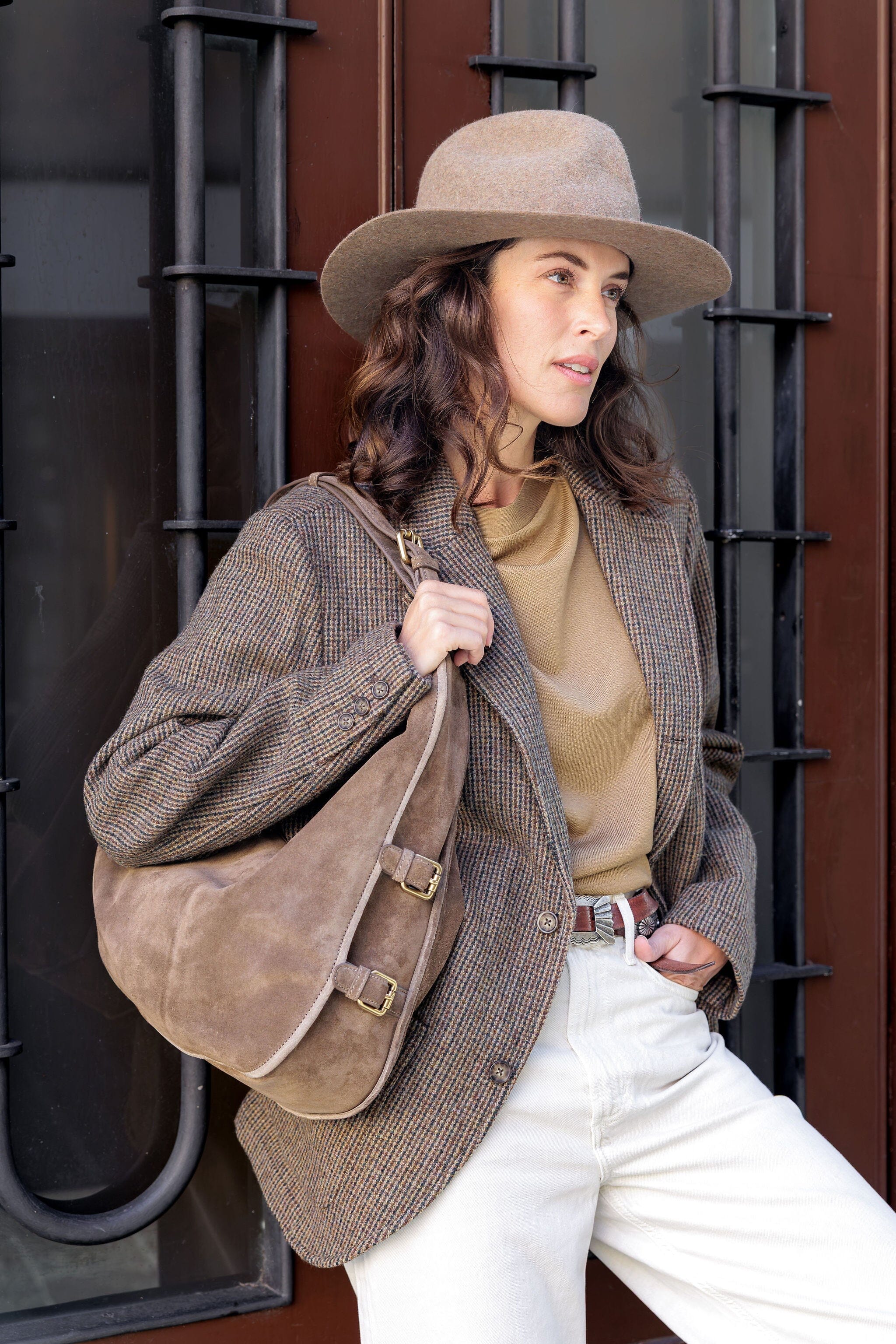 OFFICINE CREATIVE - Borsa a spalla - Julie - 015 - Tundra Borse OFFICINE CREATIVE - Collezione Donna