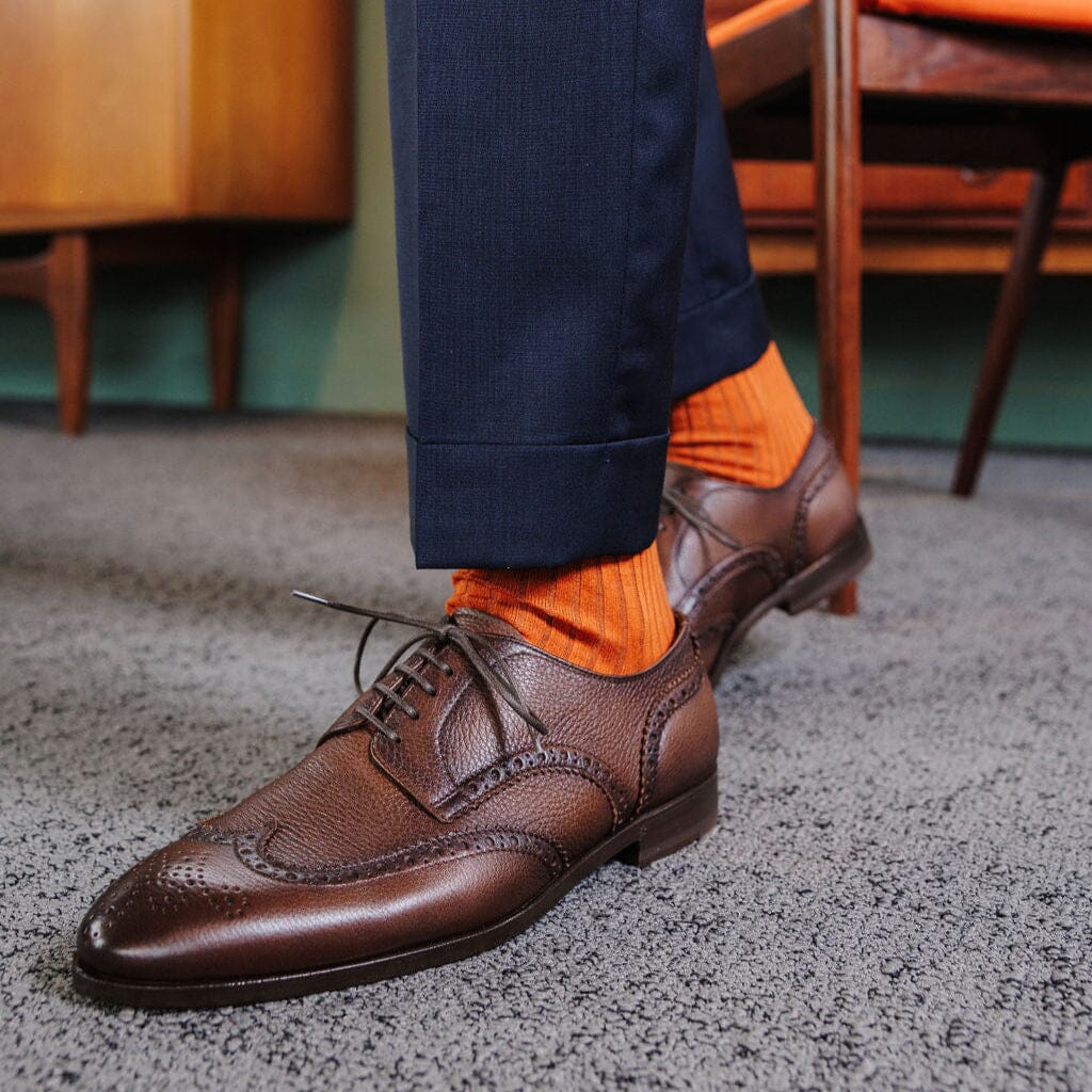 HENDERSON - Allacciata Derby Duilio 73206 - Cervo Tabacco Scarpe Uomo HENDERSON
