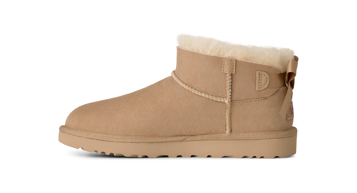 UGG - W Ultra Mini Bailey Bow - 1185491 - Sand