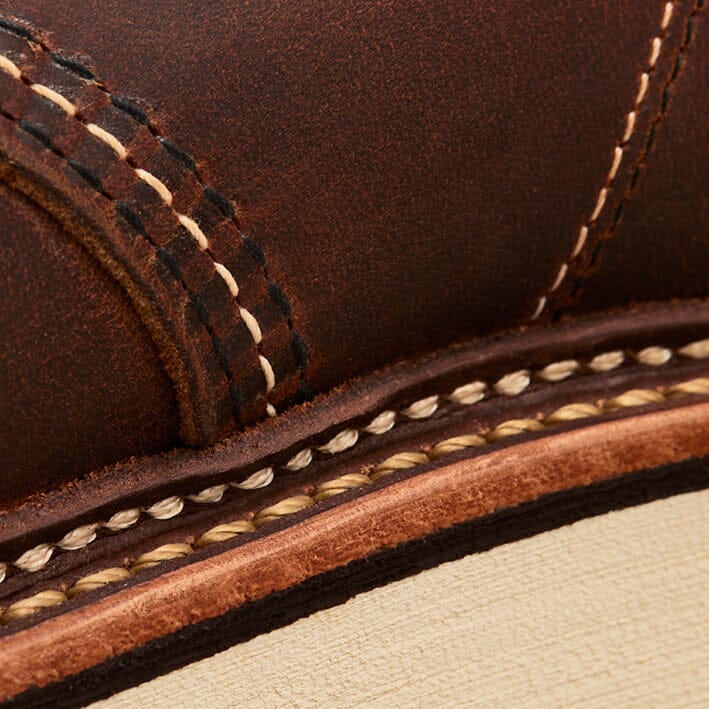 RED WING SHOES - Polacco Classic Moc Toe 1907 - Rough Copper Scarpe Uomo Red Wing Shoes