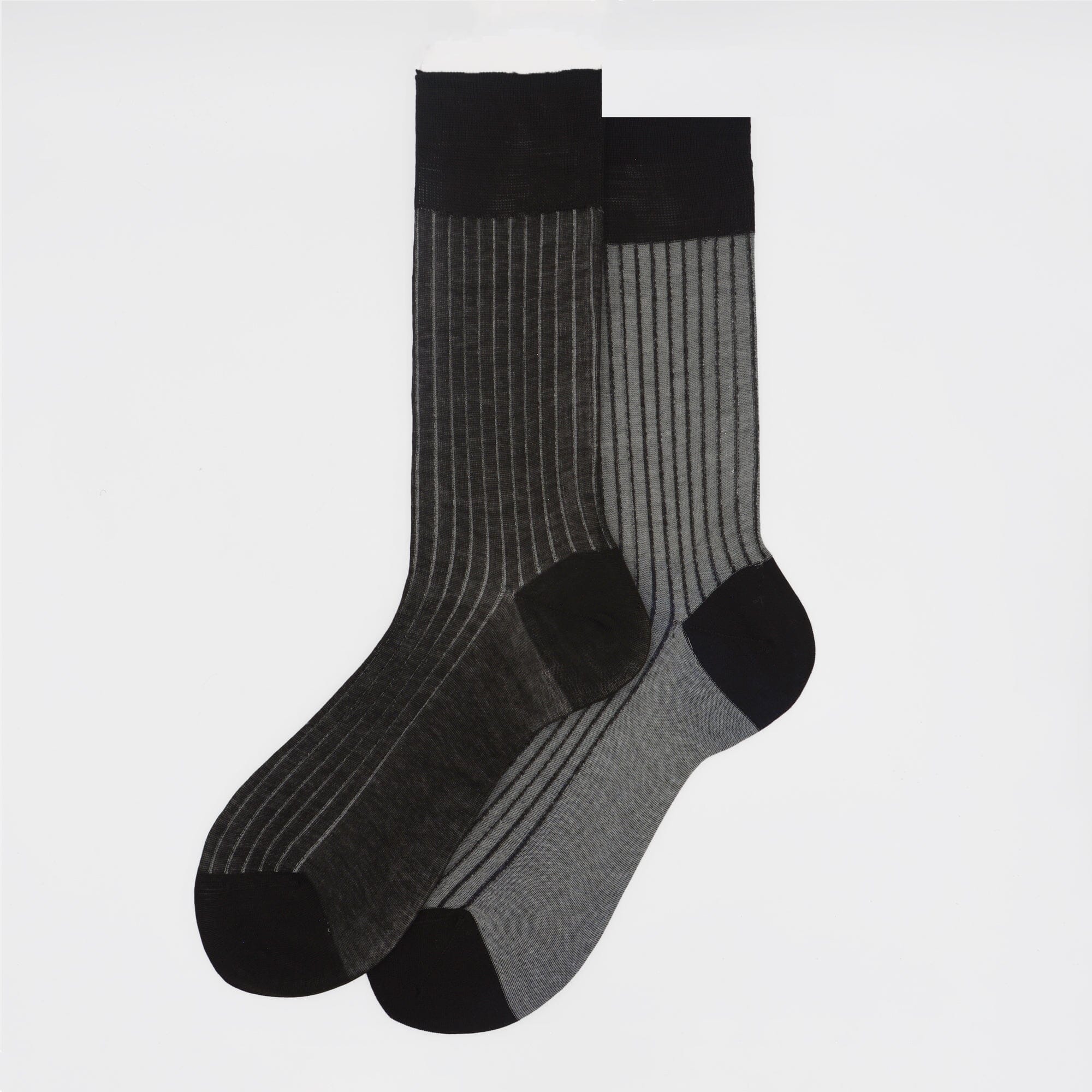 ALTO MILANO - Calzino corto- 25PEAM1686UC_05 - Nero Accessori Uomo Alto Milano