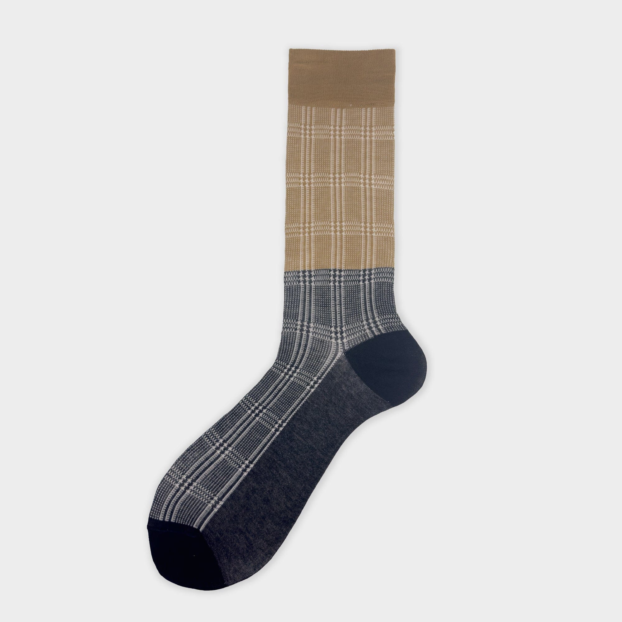 ALTO MILANO - Calzino corto- 26PEAM2205UC_15- Tartan Beige Blu Accessori Uomo Alto Milano