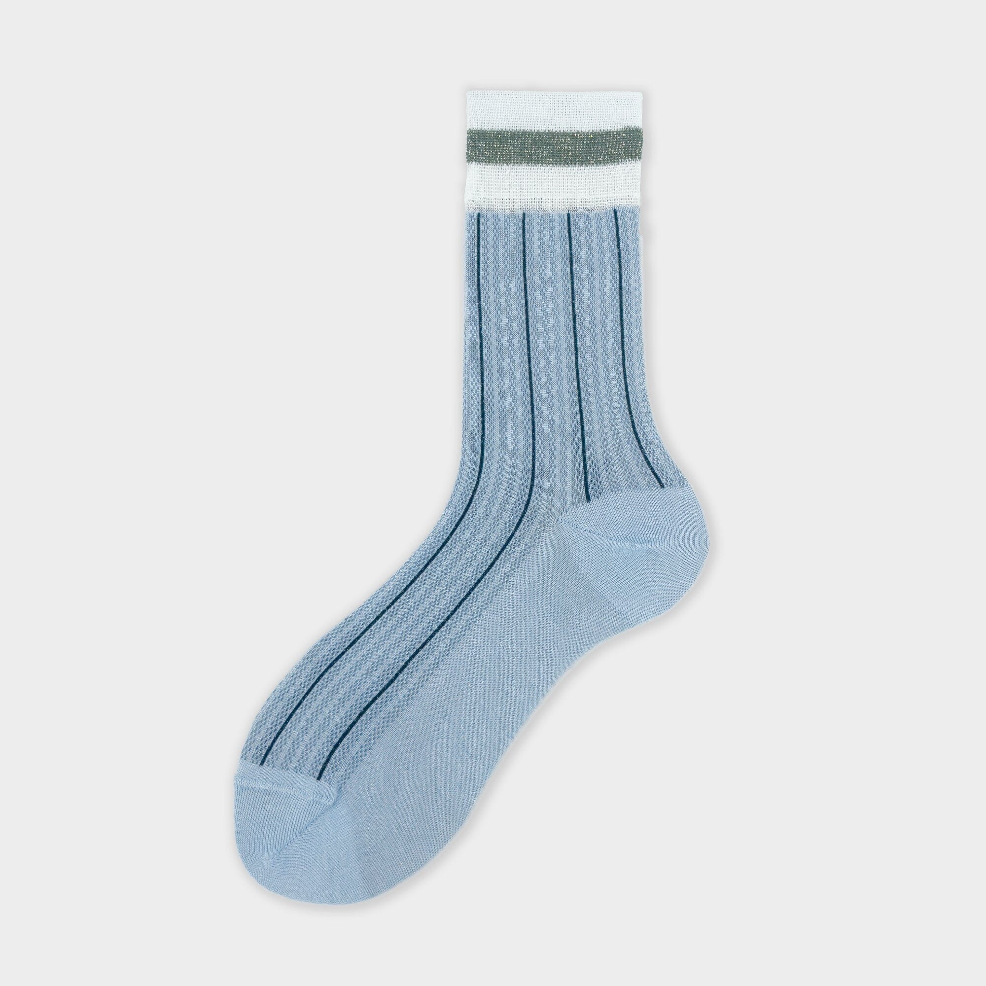 ALTO MILANO - Calzino - 26PEAM2422DC_08- Azzurro Accessori Donna ALTO MILANO - Collezione Donna