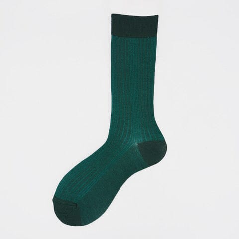 ALTO MILANO - Filoscozia short - calzino 2PEAM2222DC - col. 150 Verde ottanio