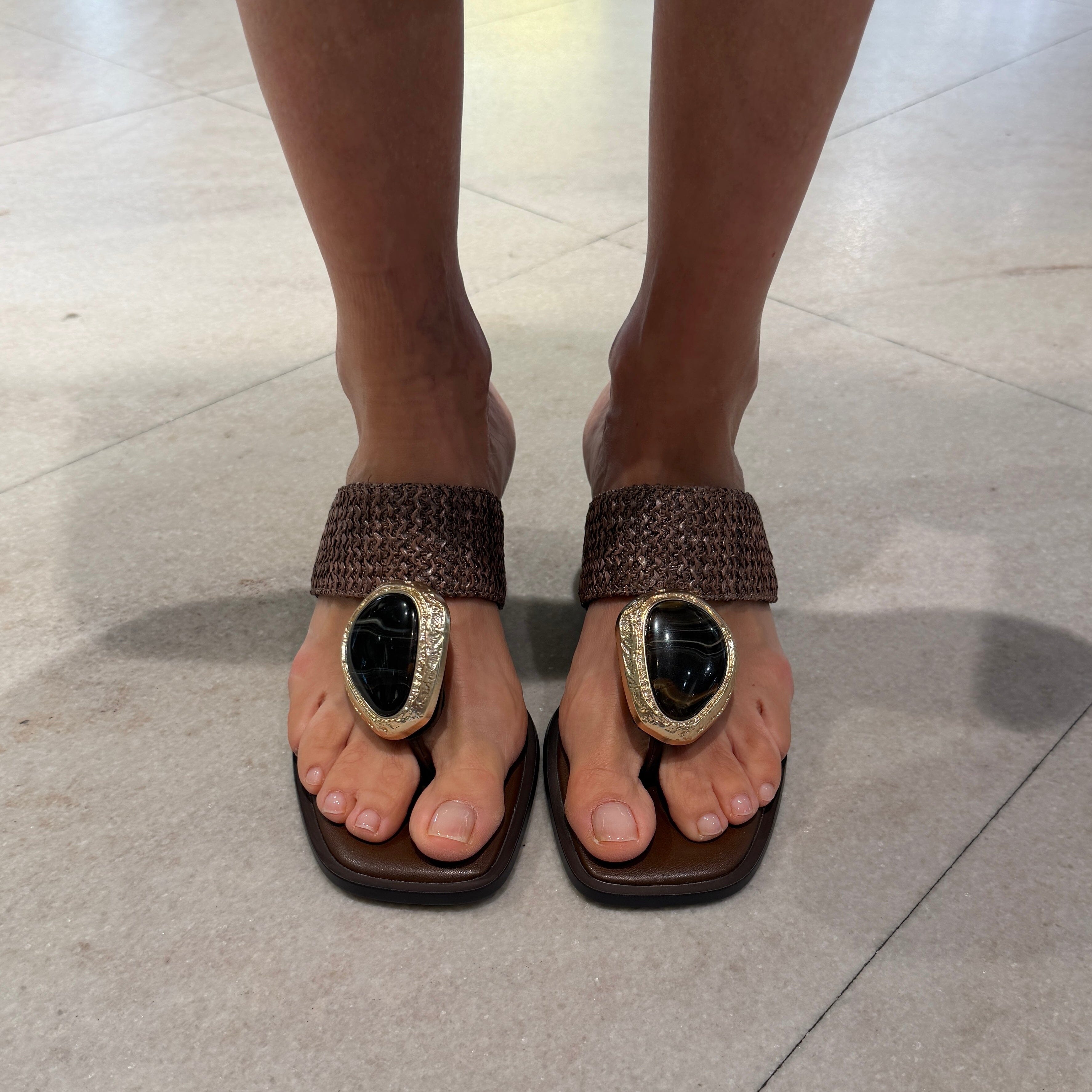 NOAH HARMON - Sandali con tacco - Jude - 9971 - Marrone Scarpe Donna NOAH HARMON - Collezione Donna