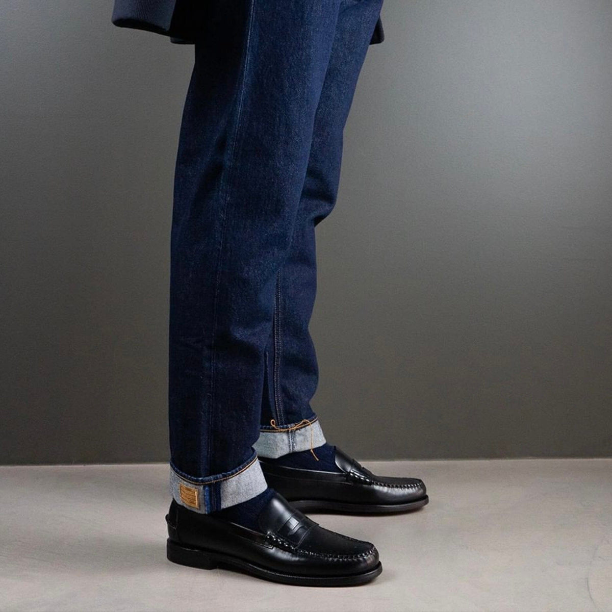 Mocassini Uomo Sebago Classic Dan Waxy - In Pelle Scamosciata Oliata, Impermeabili, Suola In Cuoio E Gomma