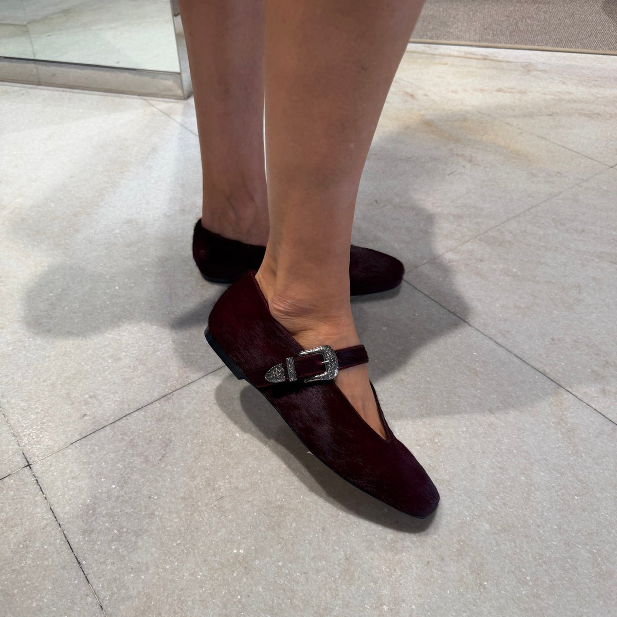 CHEVILLE - Mary Jane - Harriet CAU - Cavallino Bordeaux
