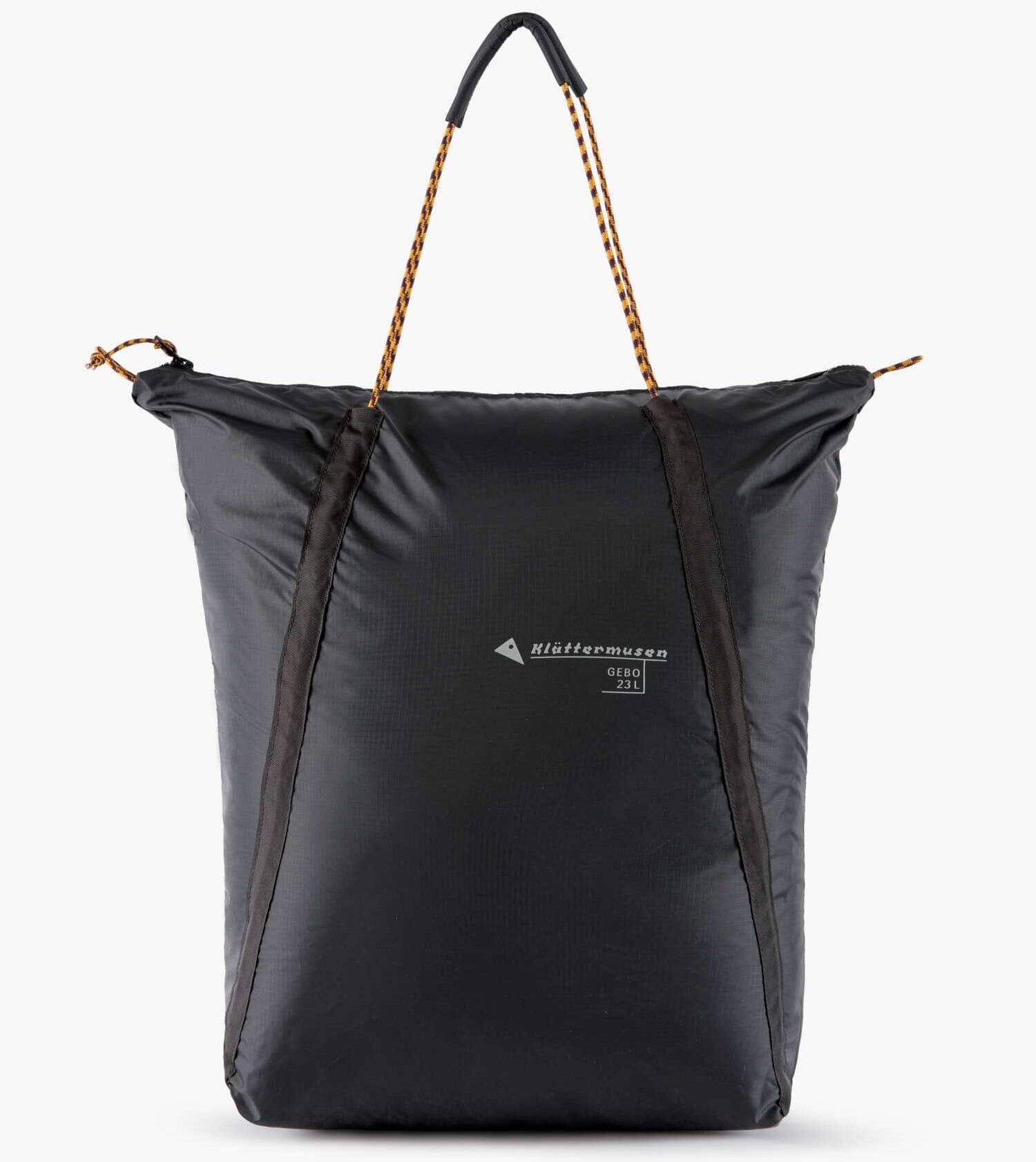 Klättermusen - 40409U01 961 - Borsa tote Gebo - Raven nero Zaino Klättermusen