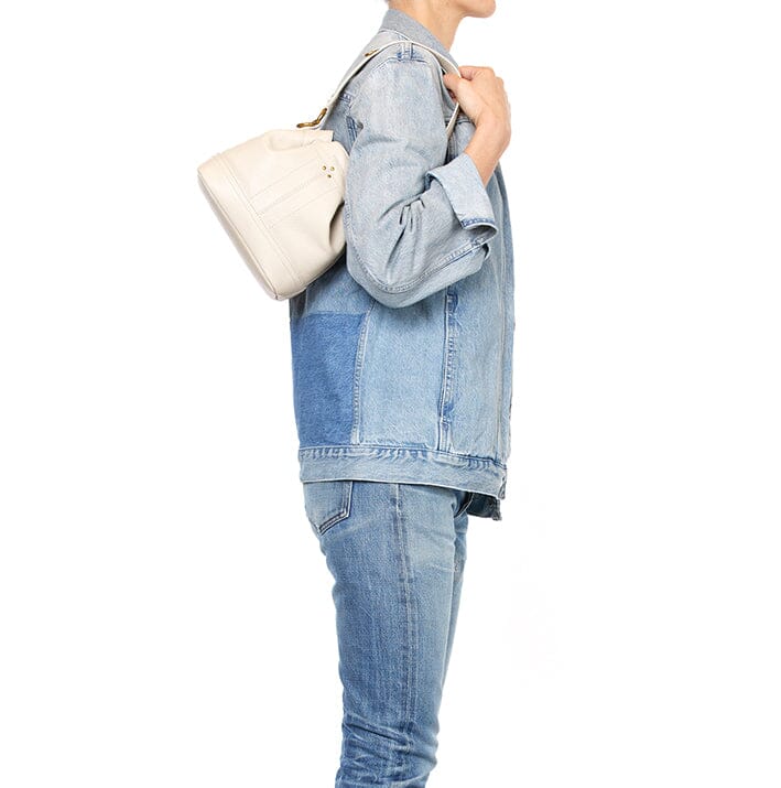 JÉRÔMEE DREYFUSS - Secchiello - Ben - Ecru Grainè Borse Jerome Dreyfuss