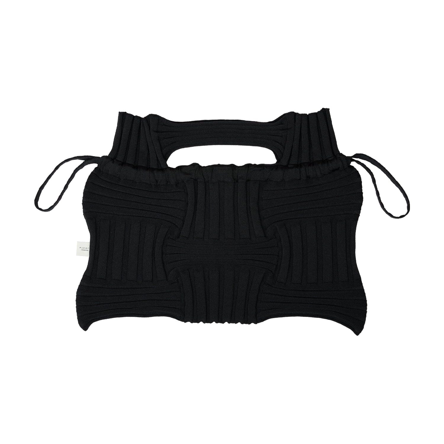 PLEATSMAMA - Borsa a Mano - TB04-BR1 BIG BOW - Nero Borse PLEATSMAMA - Collezione Donna