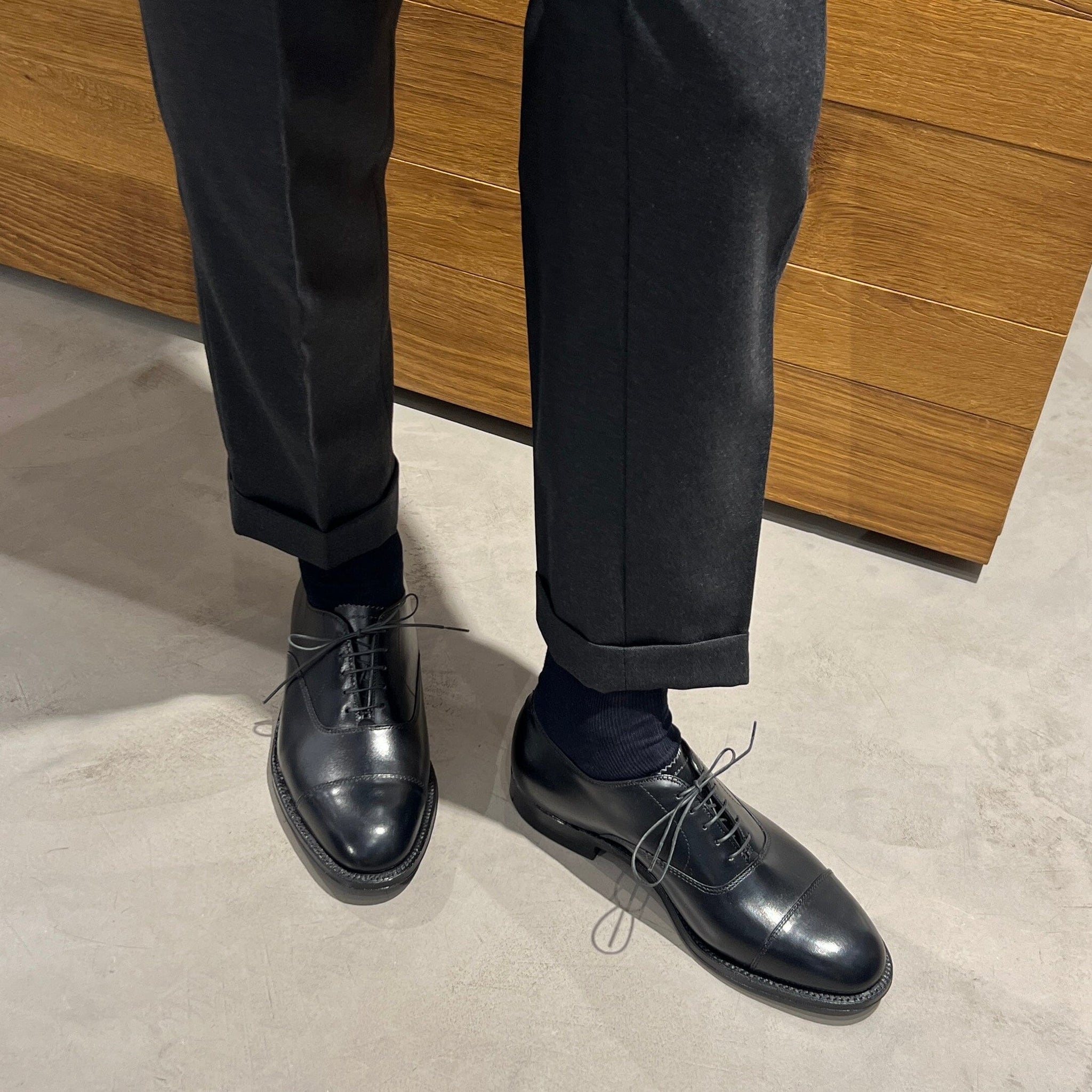 CROCKETT JONES Oxford shoes Connaught 27742A Black leather