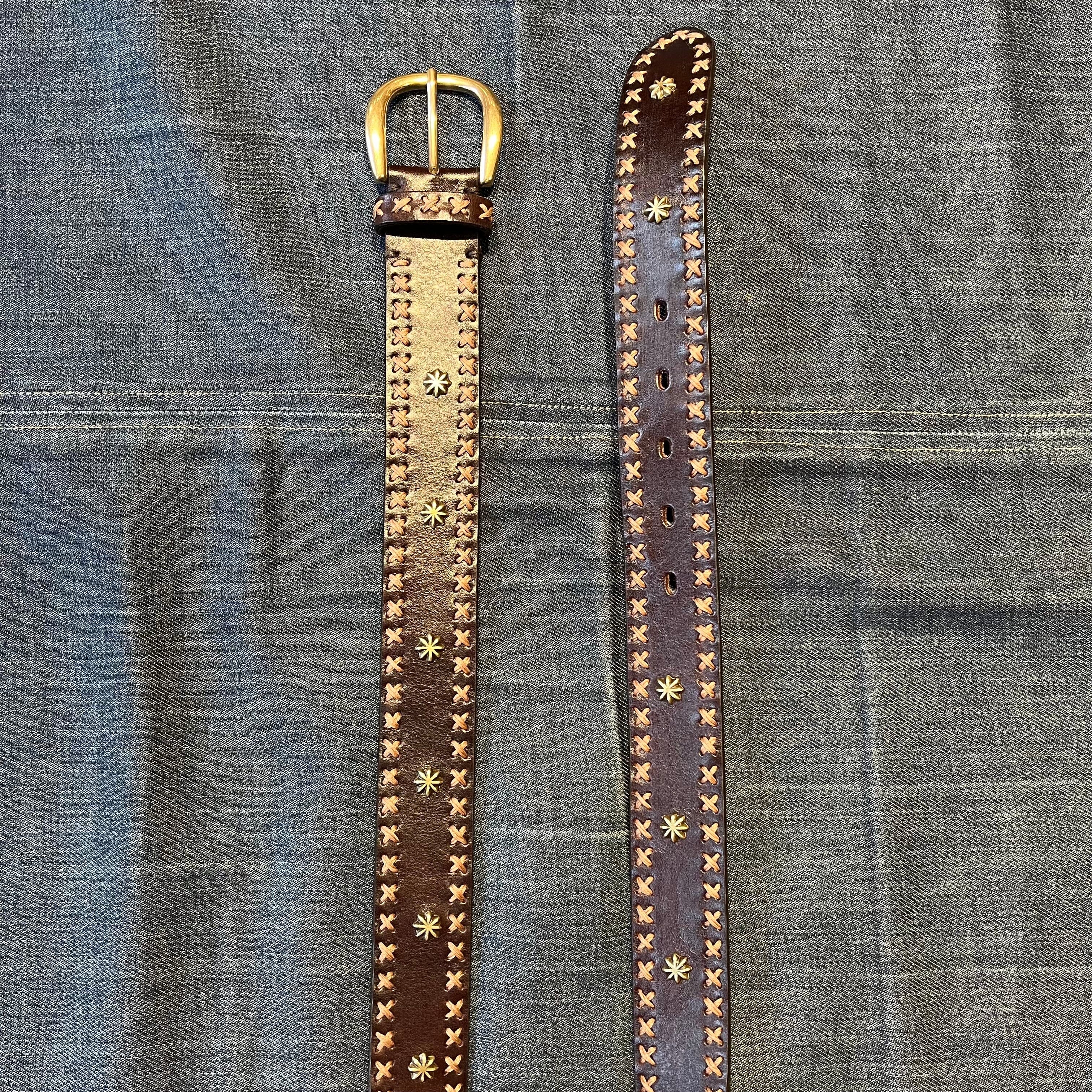 PUNTO VITA - Cintura PV2660 - Vintage - Testa di moro Accessori Donna PUNTO VITA