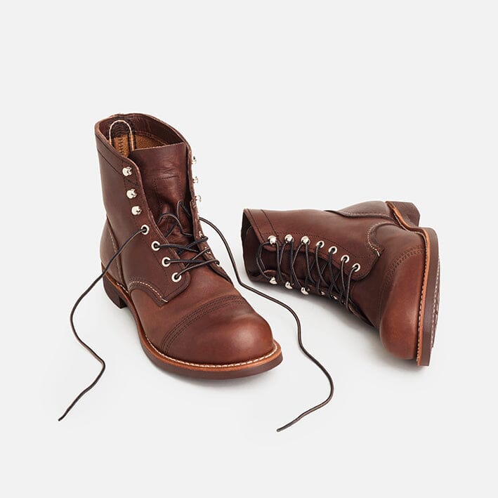 RED WING SHOES - Polacco Iron Ranger 08111 - Amber Scarpe Uomo Red Wing Shoes