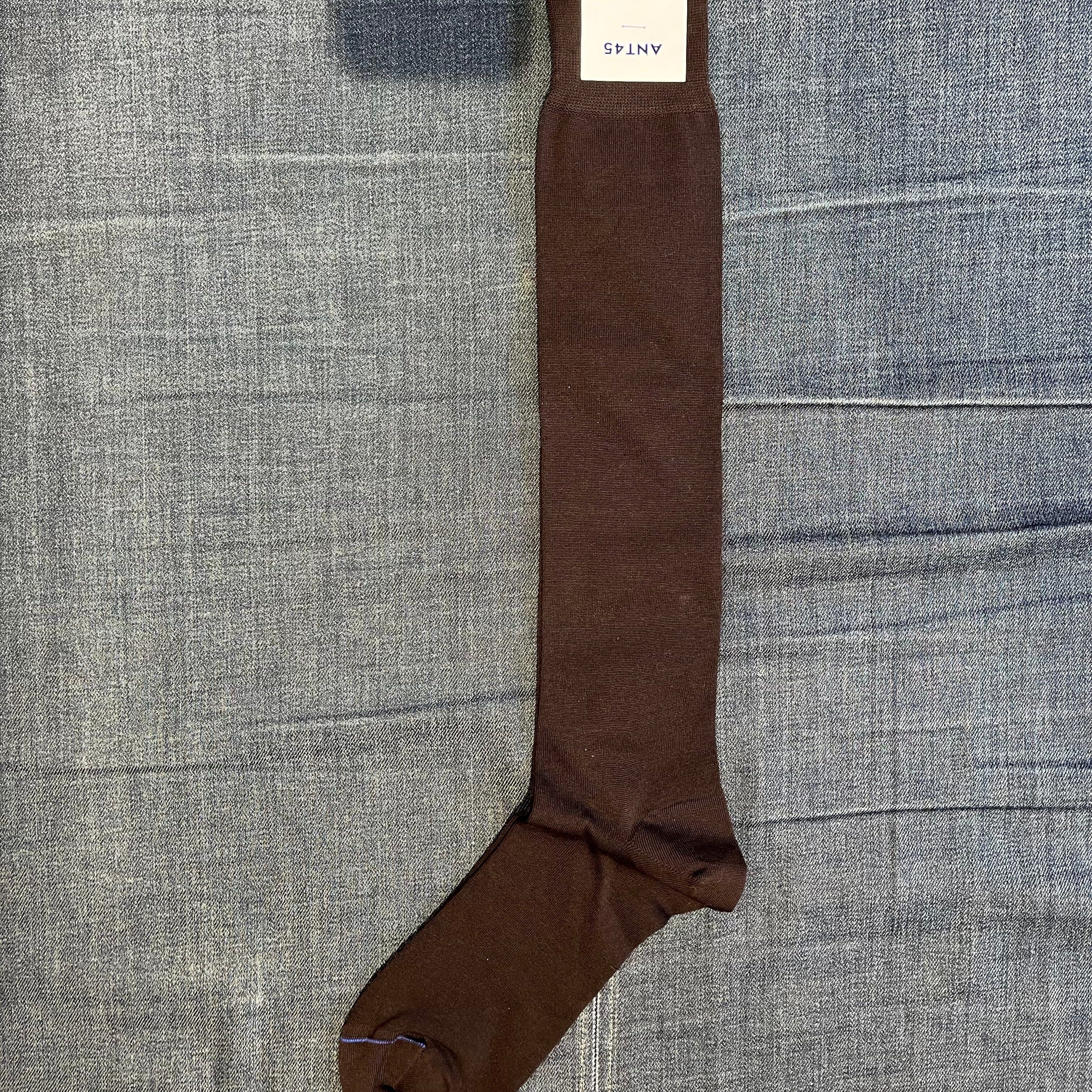 Ant 45 - Calzini lunghi - ATBARA - B01 Marrone scuro Accessori Uomo CappellettoShop