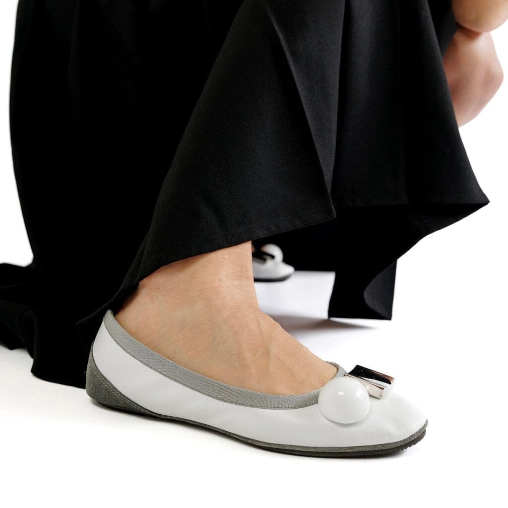 DOVE NUOTANO GLI SQUALI - Ballerina Becky - Bianco Scarpe Donna DOVE NUOTANO GLI SQUALI