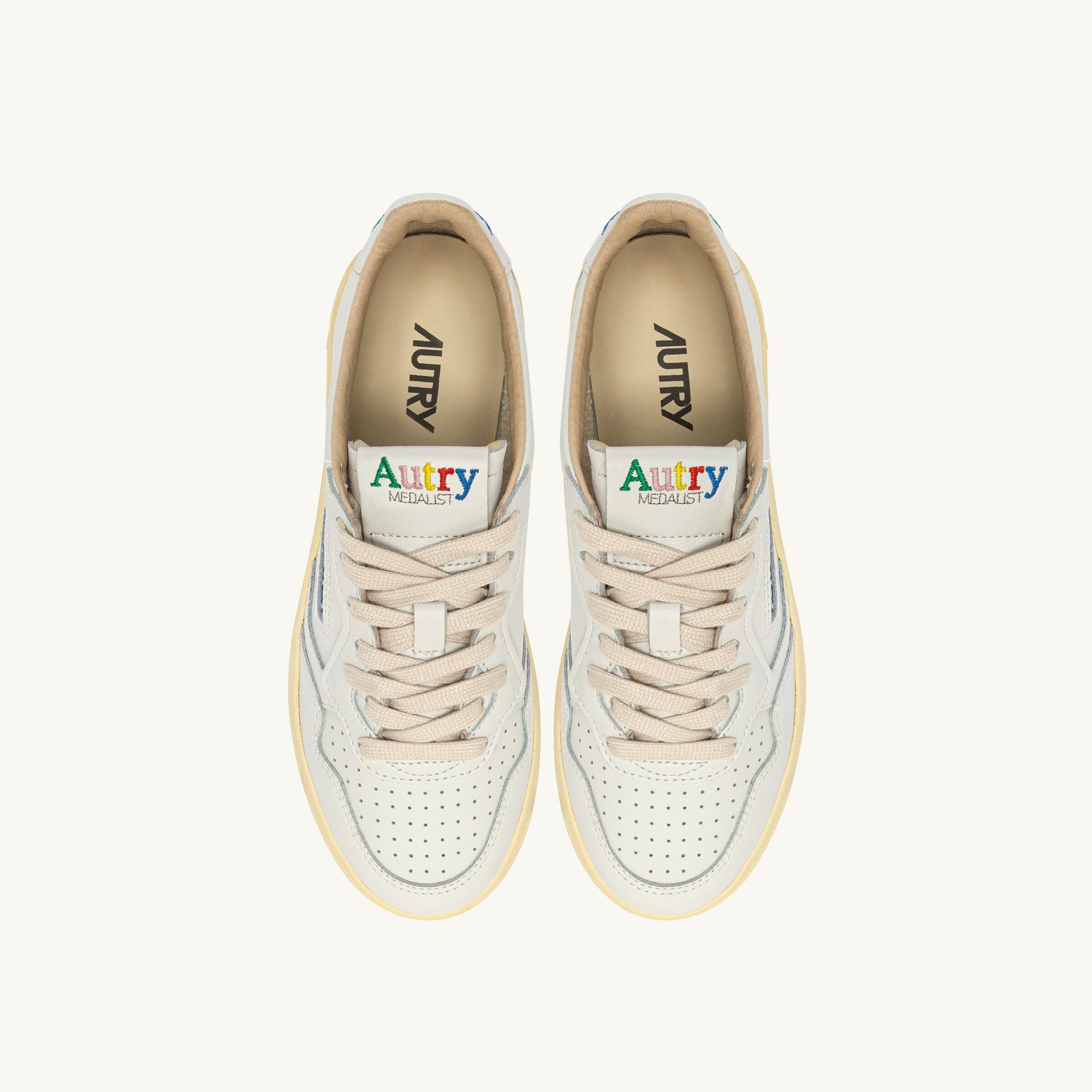 AUTRY - AULM BG01- Sneakers MEDALIST - Bianco Multicolor Scarpe Uomo AUTRY - Collezione uomo