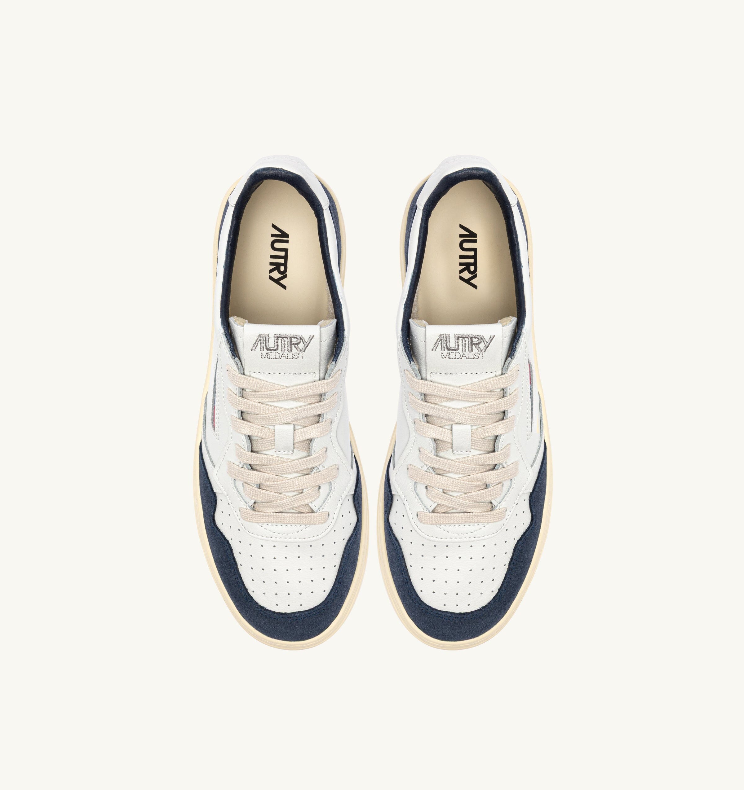AUTRY - AULM FT22 - Sneakers MEDALIST - Bianco denim Scarpe Uomo AUTRY - Collezione uomo