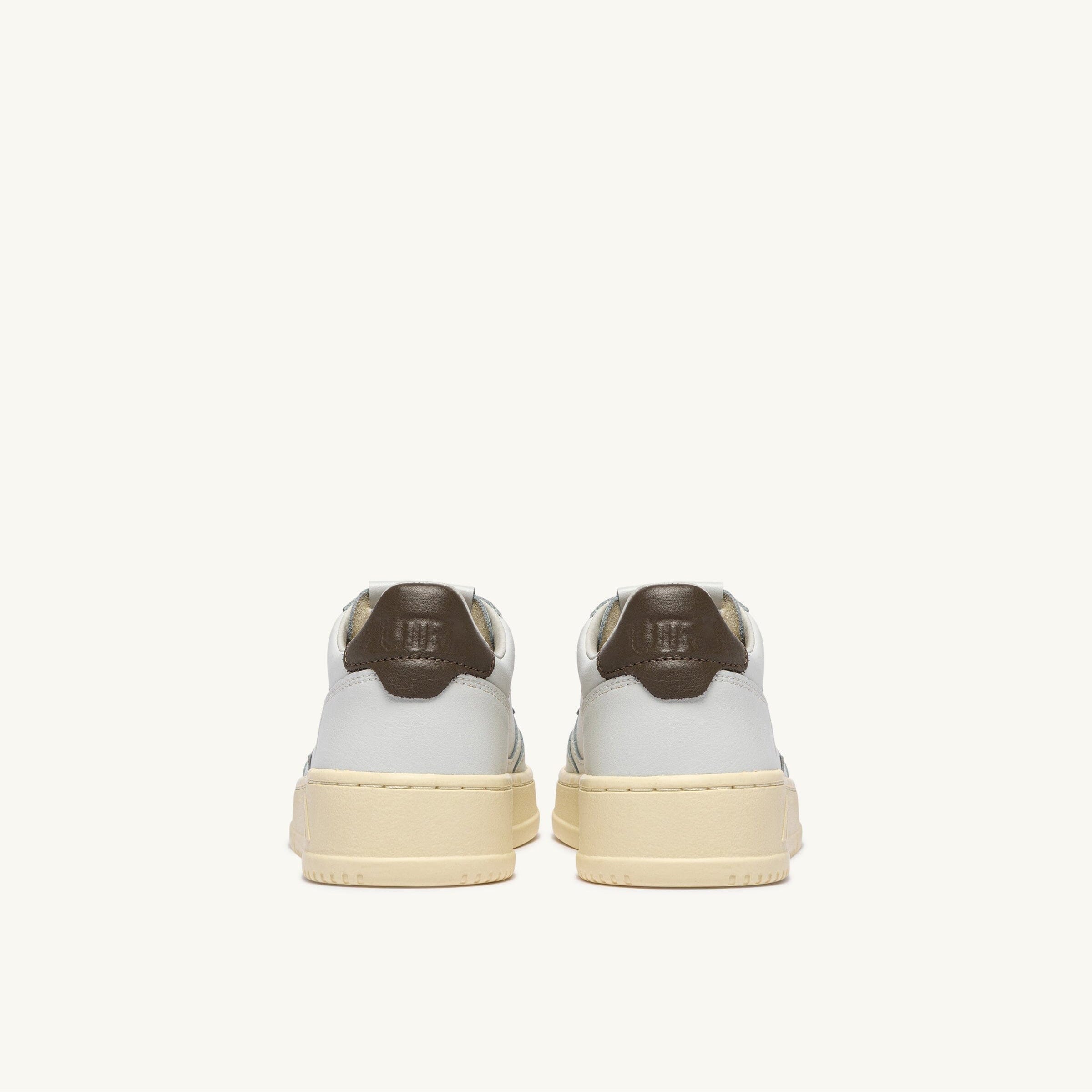 AUTRY - AULM LL28 - Sneakers MEDALIST - Bianco Marrone Scarpe Uomo AUTRY - Collezione uomo