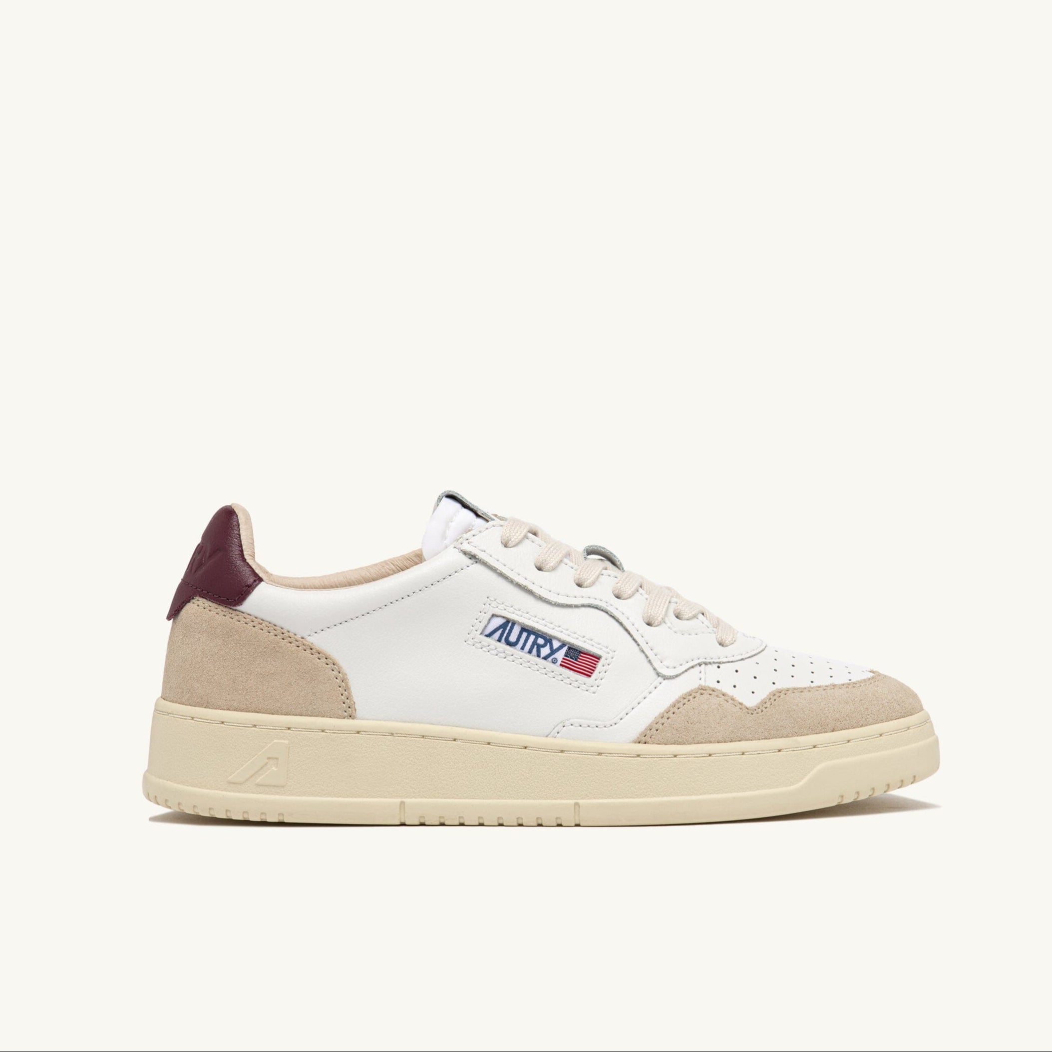 AUTRY - Sneakers AULM LS03 - Bianco Cioccolato Scarpe Uomo AUTRY - Collezione uomo