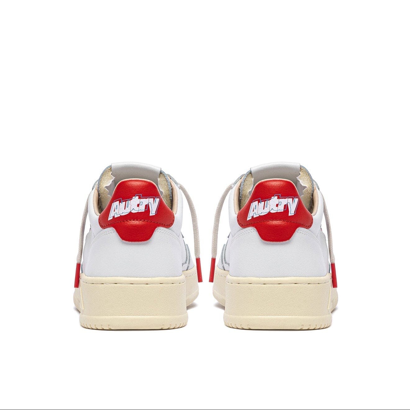 AUTRY - AULW TB03 - Sneakers MEDALIST - Bianco Rosso Scarpe Donna AUTRY - Collezione donna