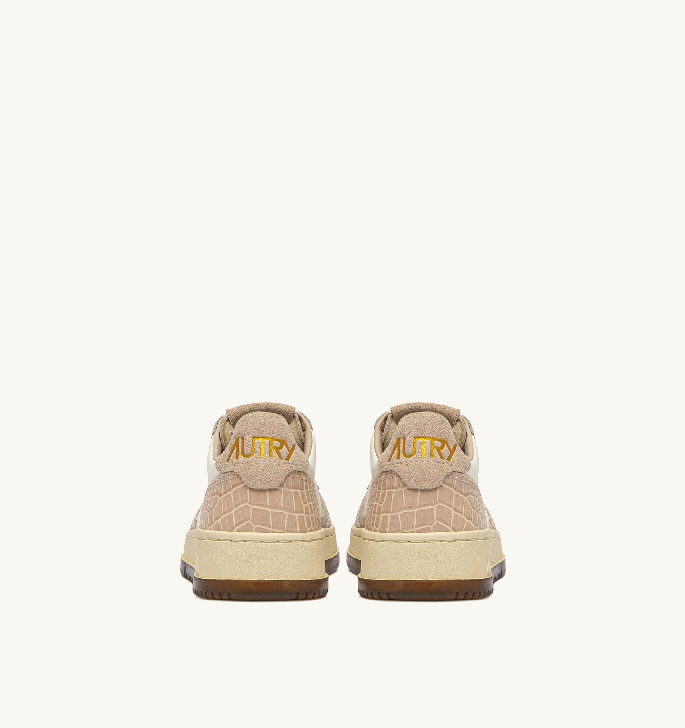 AUTRY - AULW CZ01 - Sneakers MEDALIST - Cocco Print Mashmallow Scarpe Donna AUTRY - Collezione donna