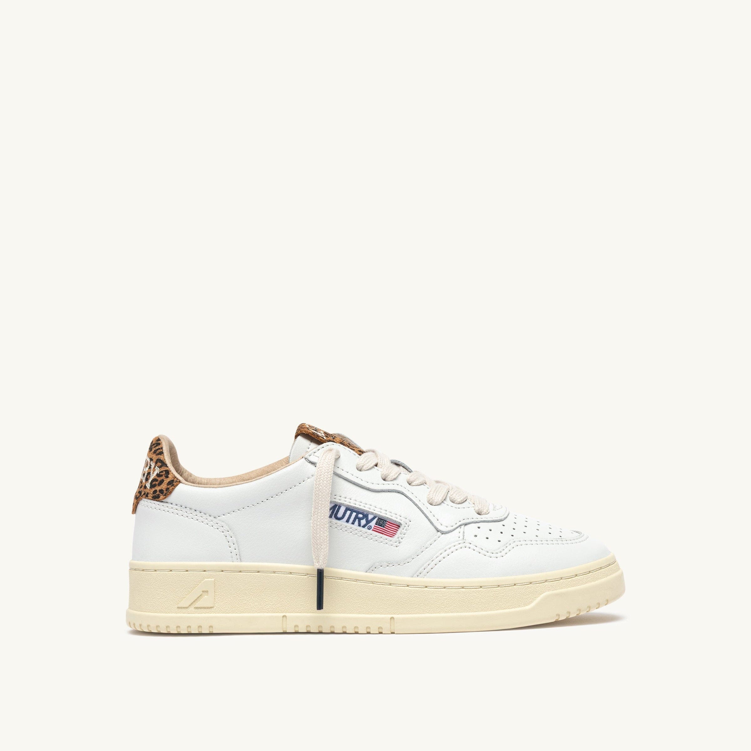 AUTRY - AULW HJ02 - Sneakers MEDALIST - Bianco Animalier Scarpe Donna AUTRY - Collezione donna
