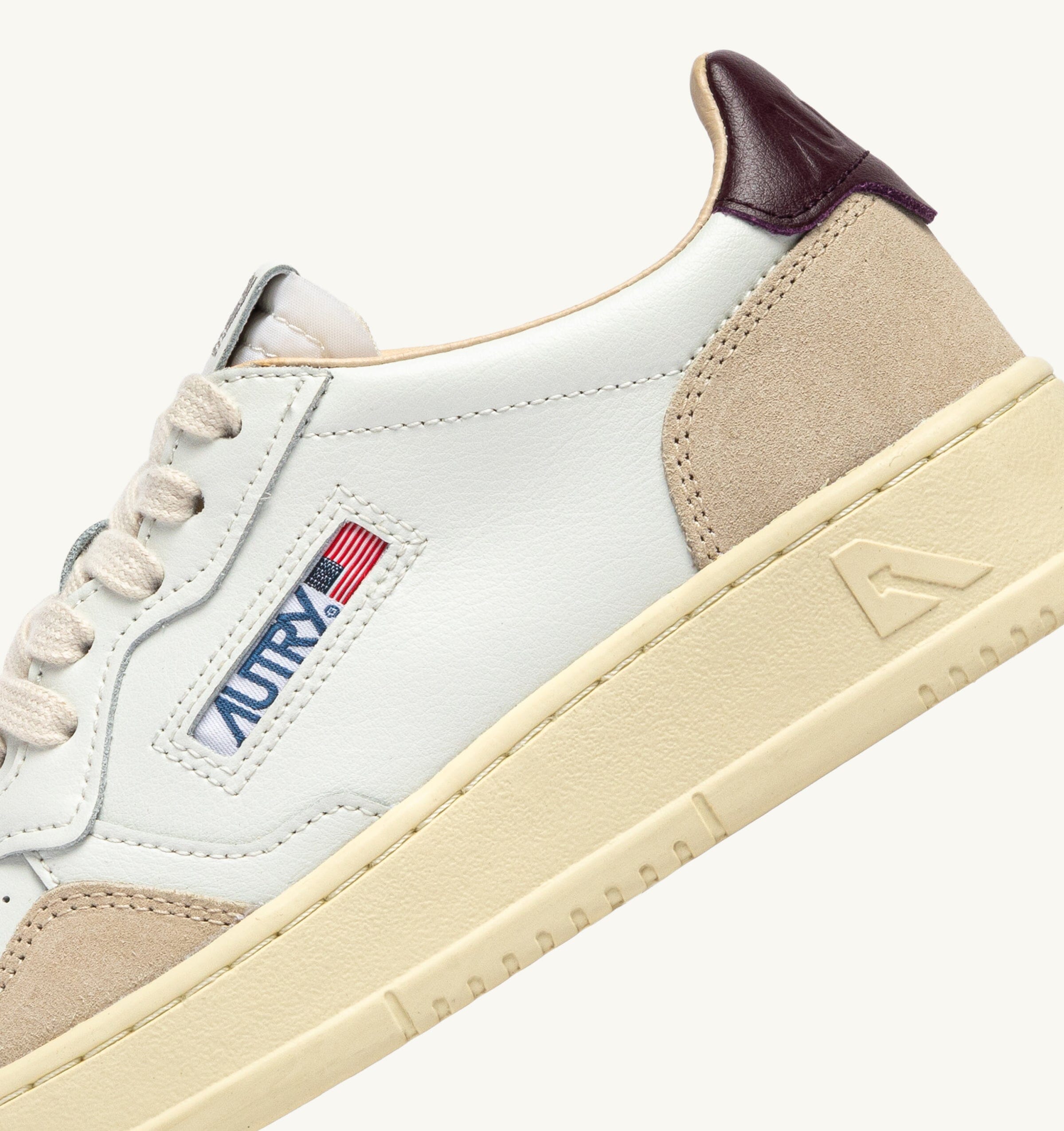AUTRY - AULW LS18 - Sneakers MEDALIST - Bianco Marrone Scarpe Donna AUTRY - Collezione donna