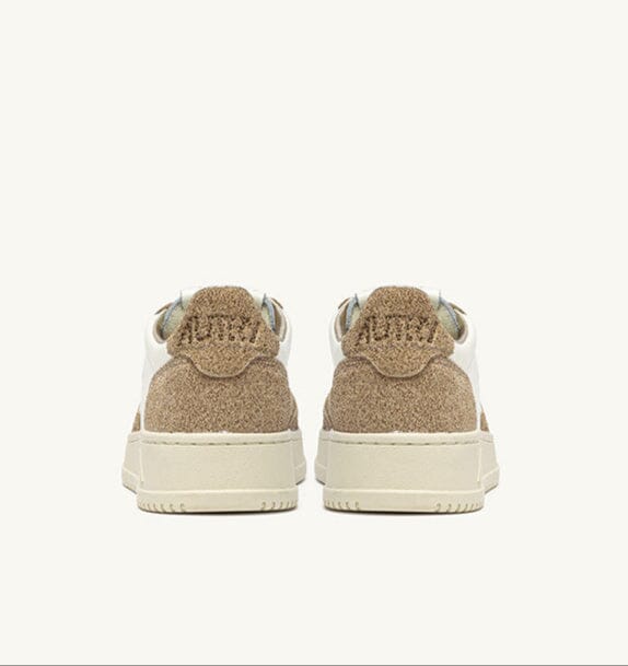 AUTRY - AULW TA03 - Sneakers MEDALIST - Avorio Glitter Oro Scarpe Donna AUTRY - Collezione donna