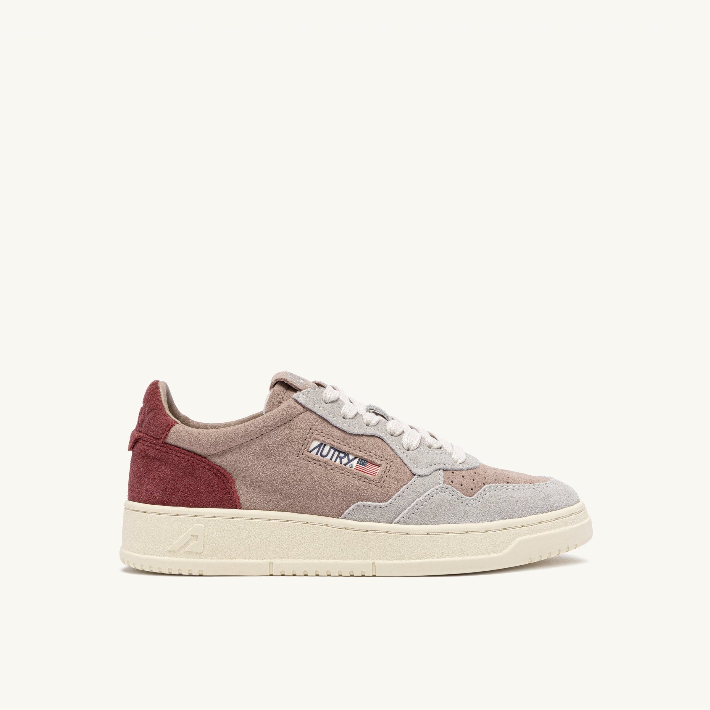 AUTRY - AULW TS39 - Sneakers MEDALIST - Camoscio nuvola borgogna Scarpe Donna AUTRY - Collezione donna