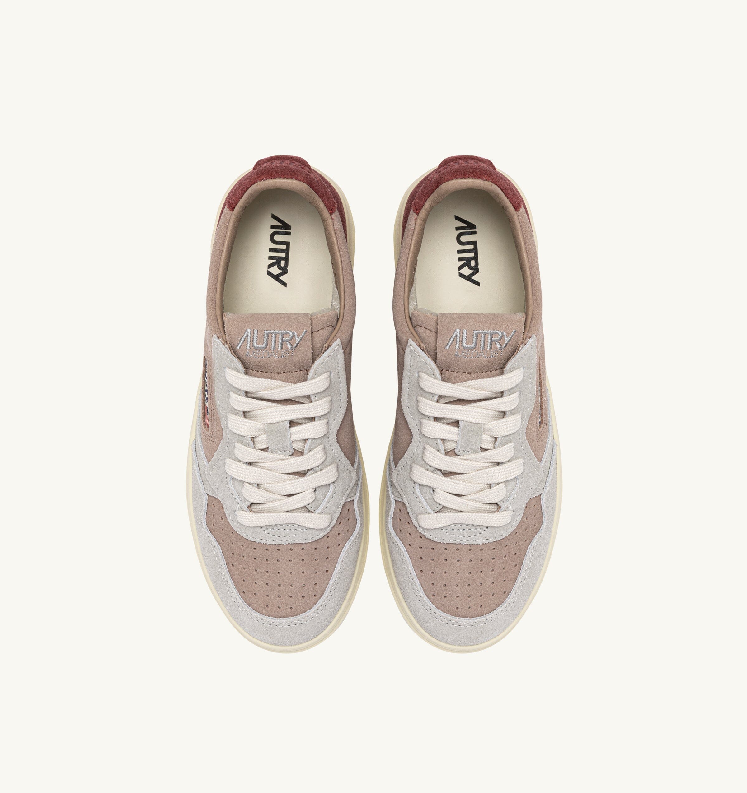 AUTRY - AULW TS39 - Sneakers MEDALIST - Camoscio nuvola borgogna Scarpe Donna AUTRY - Collezione donna