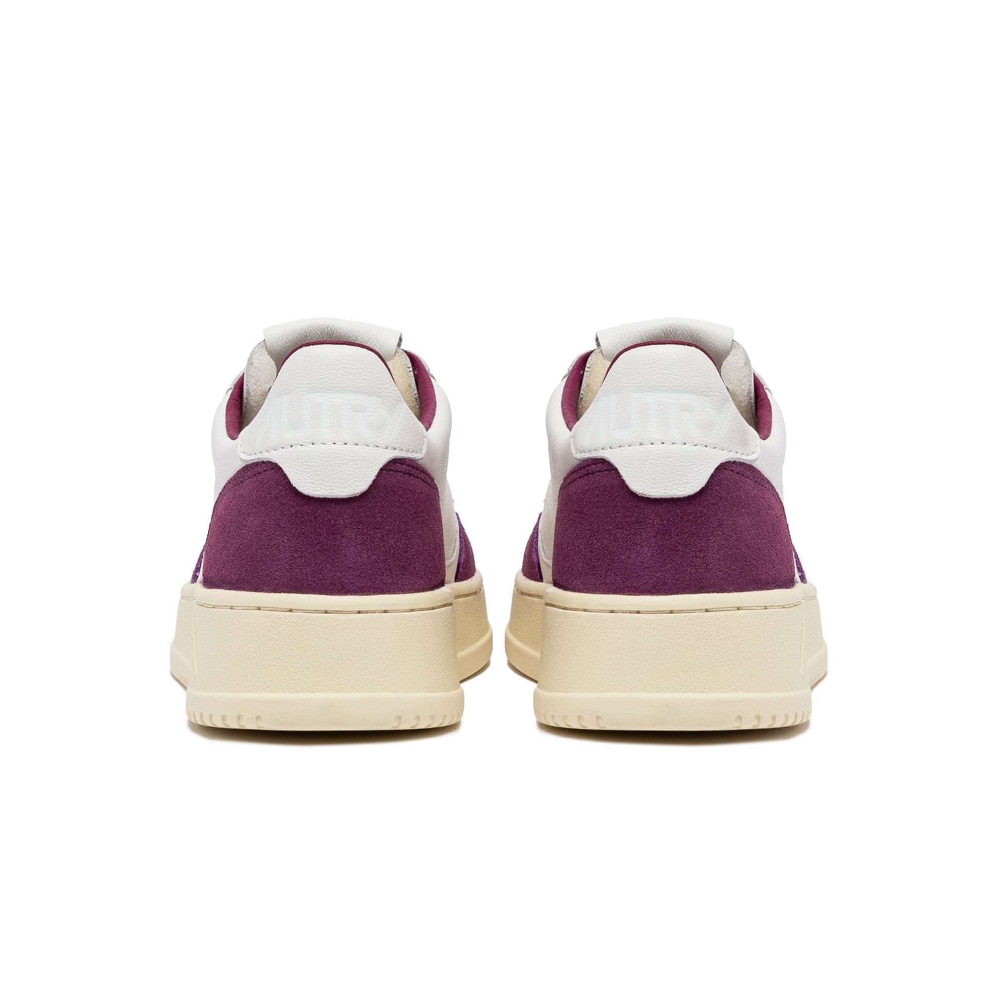 AUTRY - AULW GS39 - Sneakers - LOW WOM SUEDE LEAT - Bianco Scarlatto Scarpe Donna AUTRY - Collezione donna