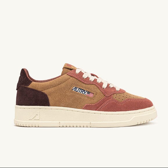AUTRY - AULW TS20 - Sneakers MEDALIST - Marrone Cuoio Rosa Scarpe Donna AUTRY - Collezione donna