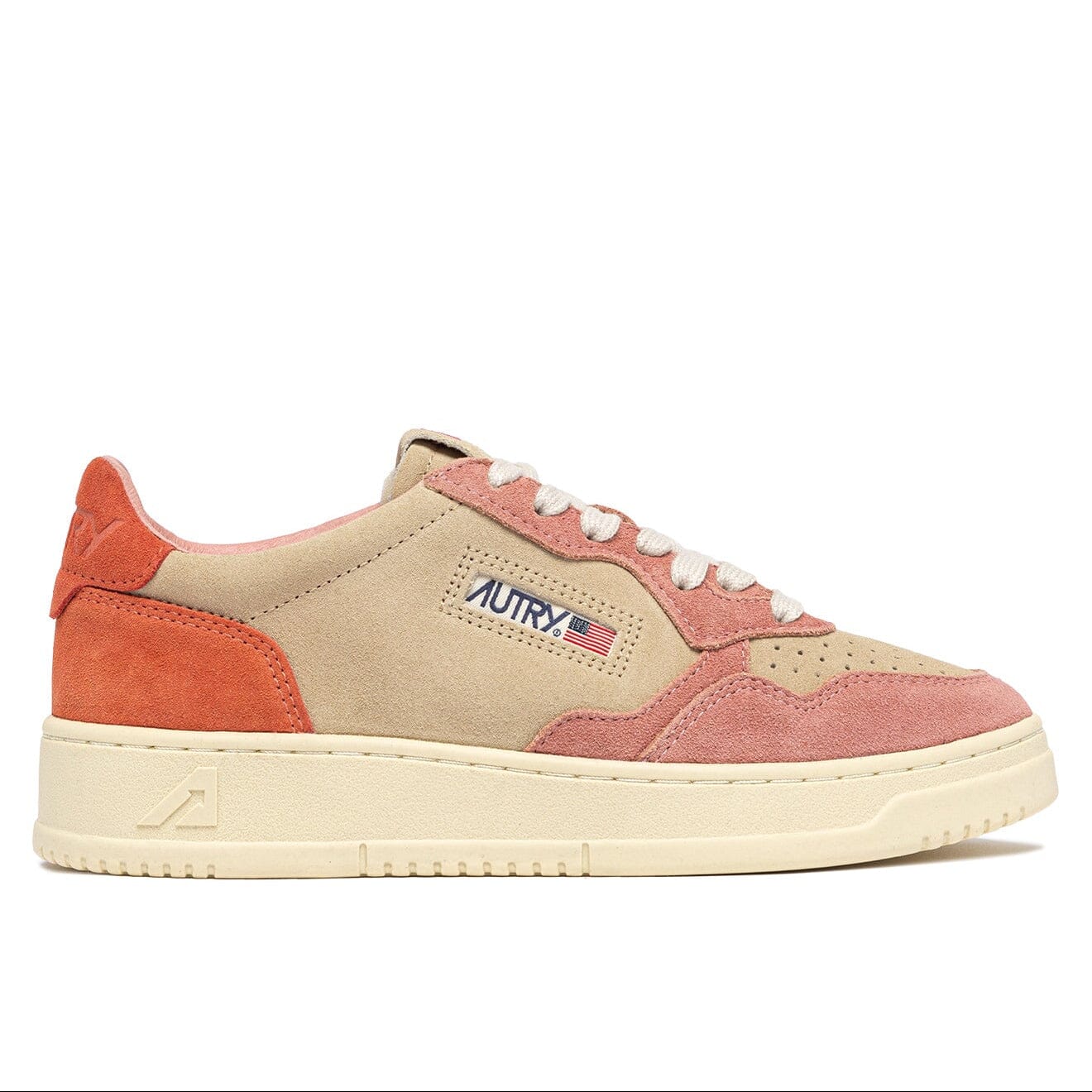 AUTRY - AULW TS26 - Sneakers MEDALIST - Beige arancione rosa Scarpe Donna AUTRY - Collezione donna