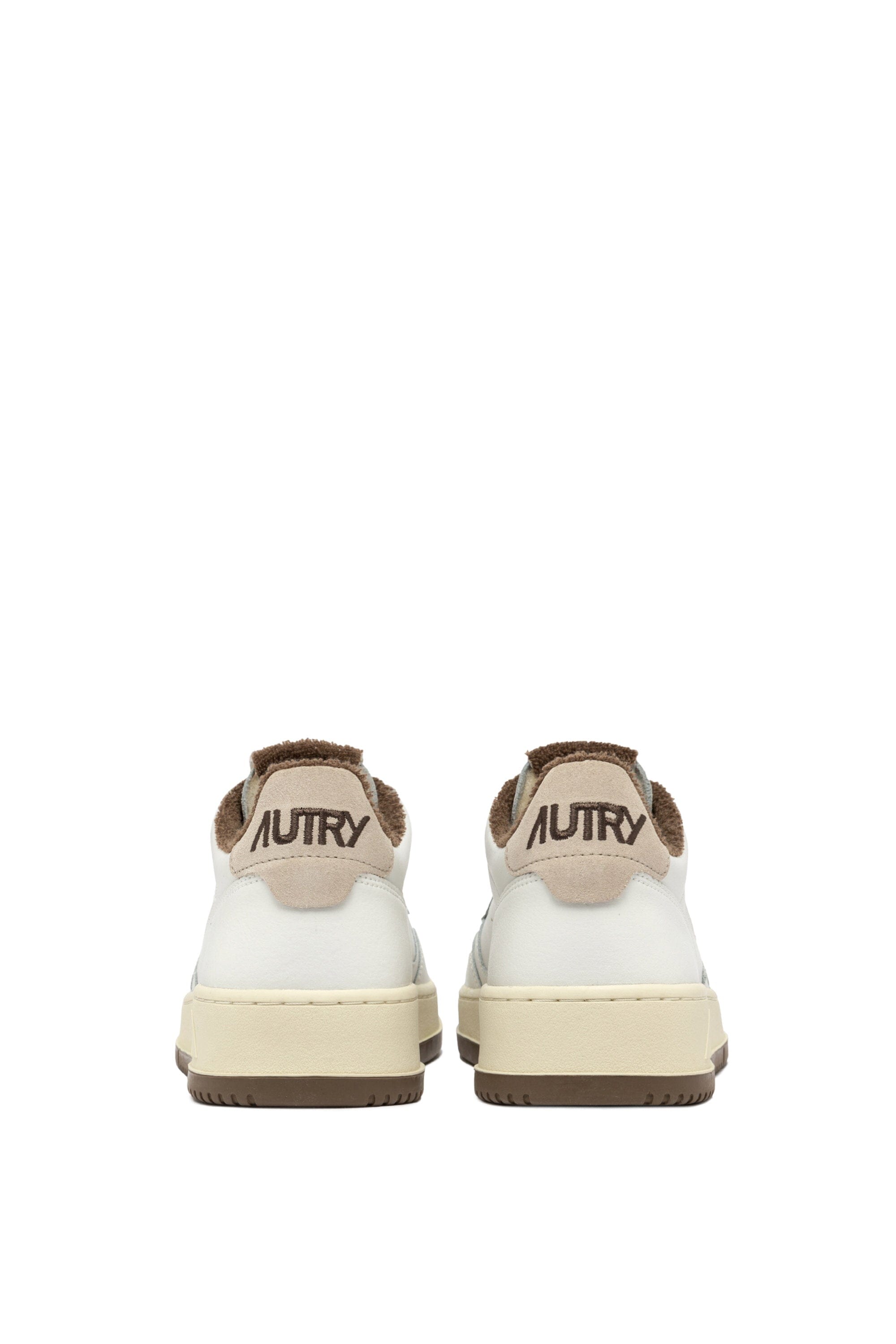 AUTRY - AULW VS03 -Sneakers LOW WOM LEAT - Bianco Marrone Scarpe Donna AUTRY - Collezione donna