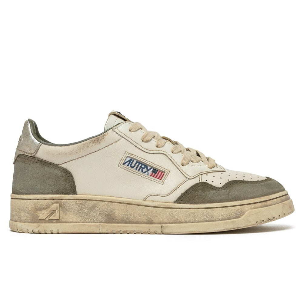 AUTRY - Sneakers AVLM LS10 - LOW MAN LEAT VINTAGE - Grigio Scarpe Uomo AUTRY - Collezione uomo