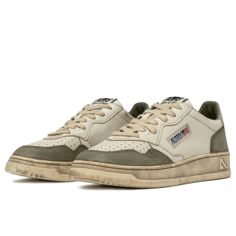 AUTRY - Sneakers AVLM LS10 - LOW MAN LEAT VINTAGE - Grigio Scarpe Uomo AUTRY - Collezione uomo