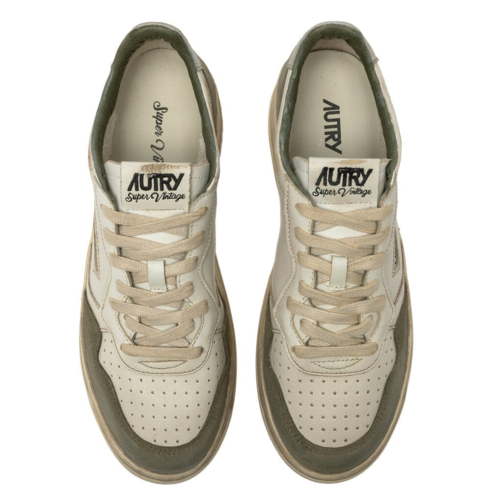 AUTRY - Sneakers AVLM LS10 - LOW MAN LEAT VINTAGE - Grigio Scarpe Uomo AUTRY - Collezione uomo