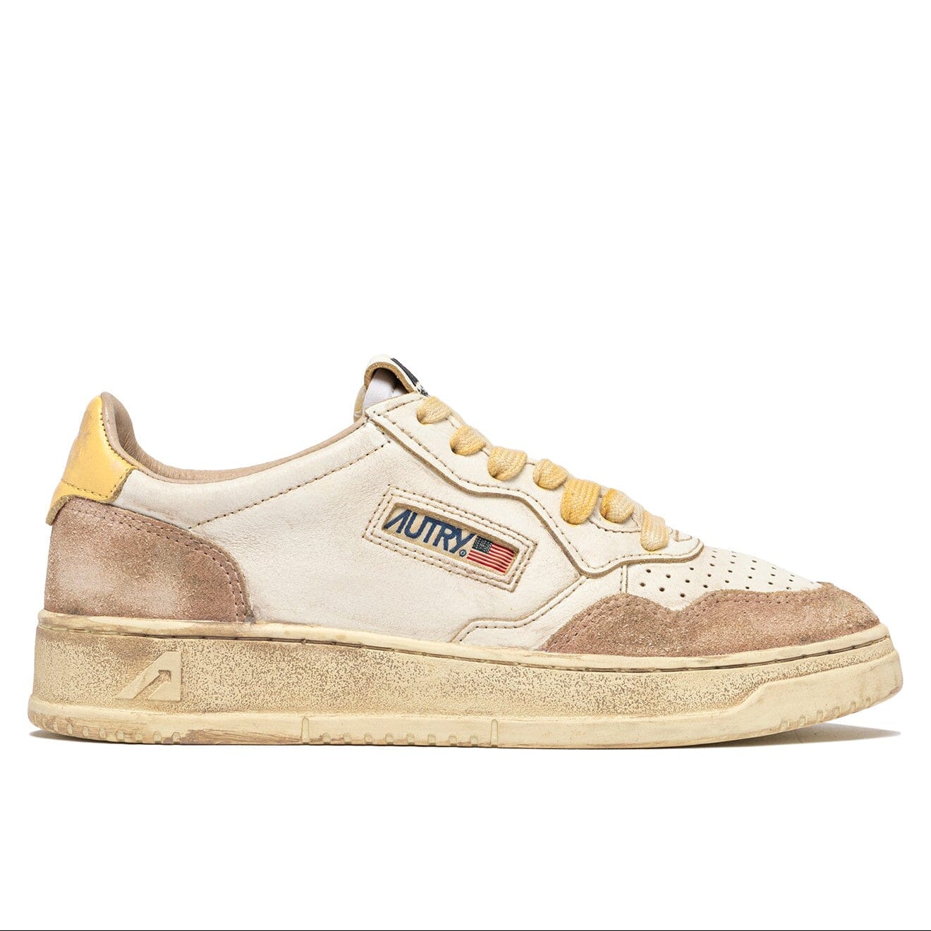 AUTRY - AVLW MP02 - Sneakers - Vintage Edition - Crema Scarpe Donna AUTRY - Collezione donna