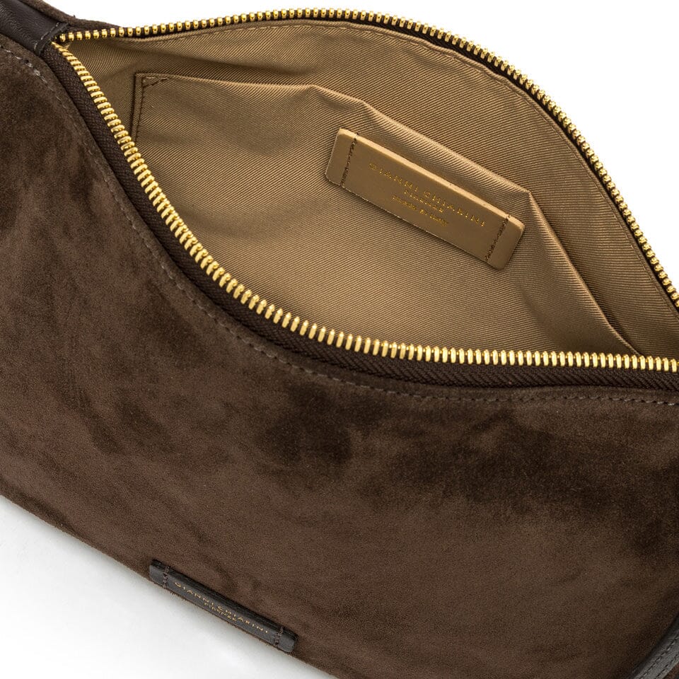 Gianni Chiarini - Pochette - NORA POUCH - BS 10225 - Moka Borse Gianni Chiarini