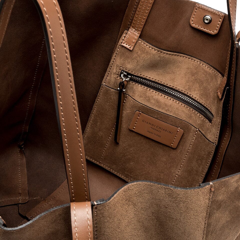 Gianni Chiarini Firenze - BS 10476- Borsa Superlight- Cognac Borse Gianni Chiarini