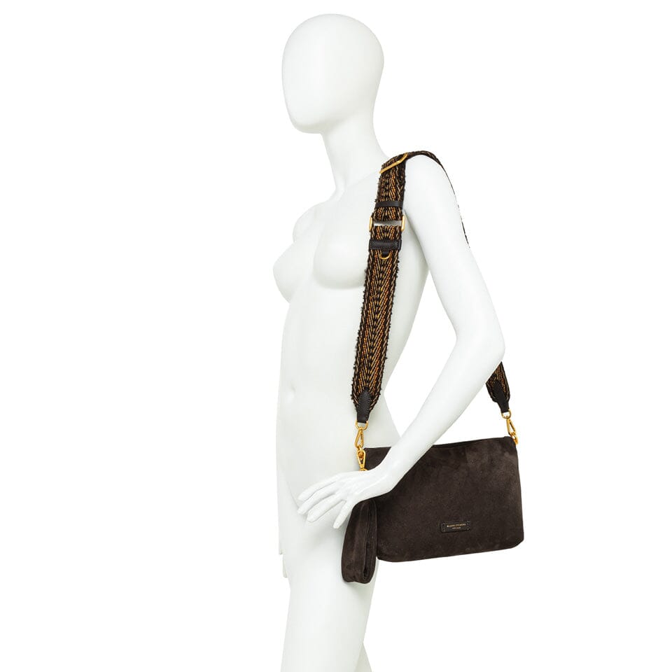 Gianni Chiarini - Pochette - BRENDA - BS 12045 - Moka Borse Gianni Chiarini
