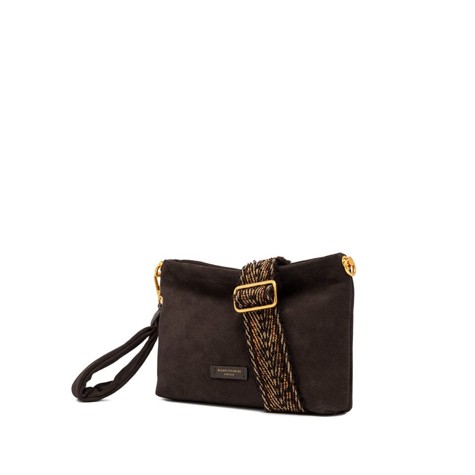 Gianni Chiarini - Pochette - BRENDA - BS 12045 - Moka Borse Gianni Chiarini