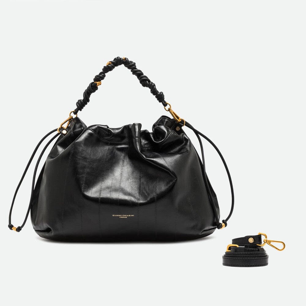Gianni Chiarini Firenze - BS 12260 - Morgana - Pelle Nero Borse Gianni Chiarini