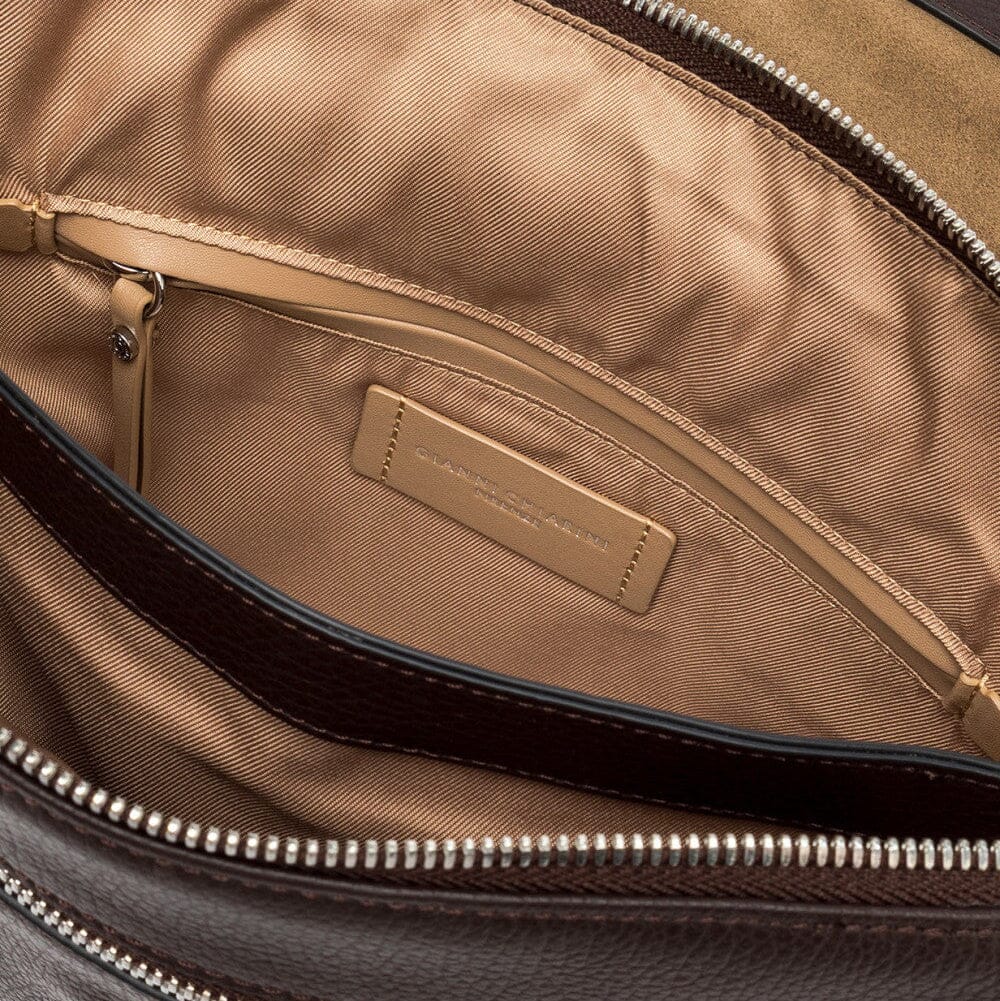 Gianni Chiarini Firenze - BS 12305 Three (grande) - Espresso Borse Gianni Chiarini