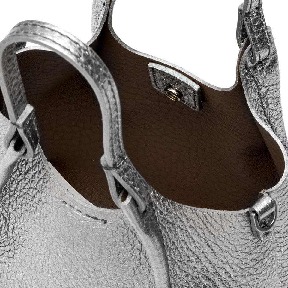 Gianni Chiarini - BS 9718 - DUA - Dark Silver Castoro Borse Gianni Chiarini