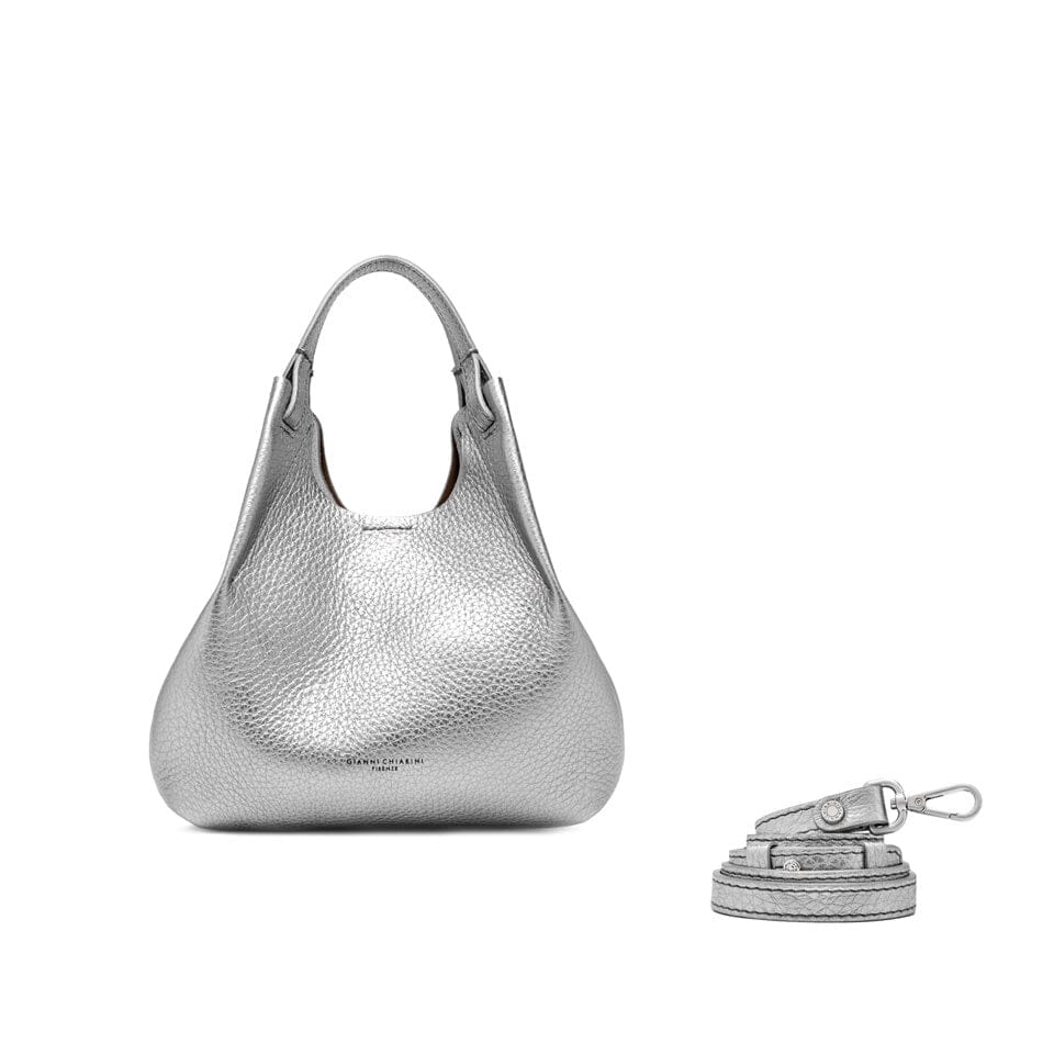Gianni Chiarini - BS 9719 - DUA - Dark Silver Castoro Borse Gianni Chiarini
