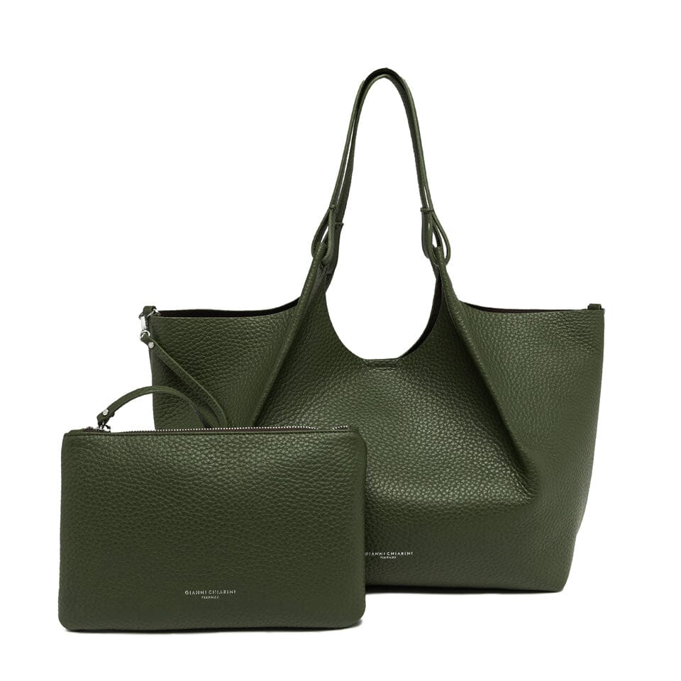 Gianni Chiarini - Borsa a spalla - BS 9720 - DUA - Deep fir Testa di moro Borse Gianni Chiarini